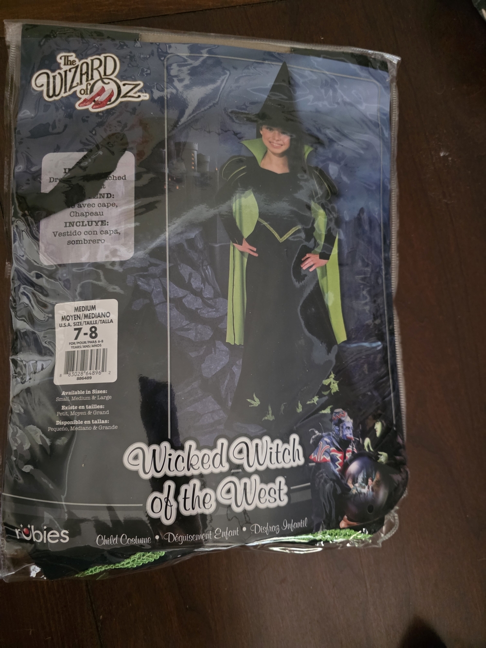Rubie's Wicked Witch of the West Costume - Black & Lime Green